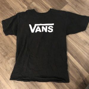 Black and white classic vans tee